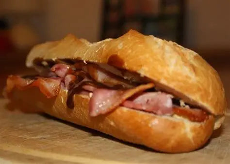 Sausage & Bacon Baguette